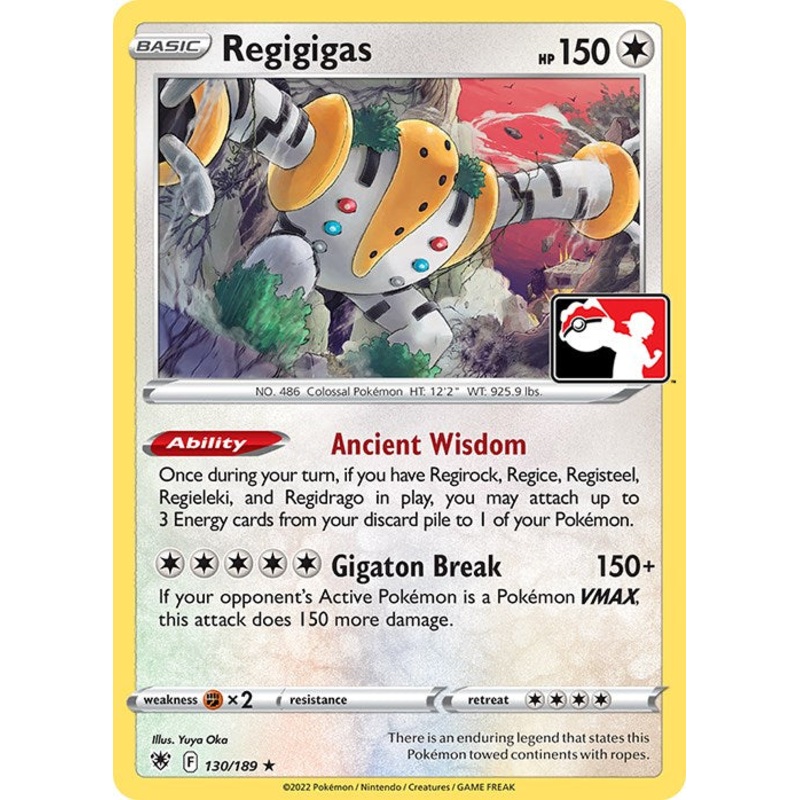Regigigas (130/189) [Prize Pack Series Three]