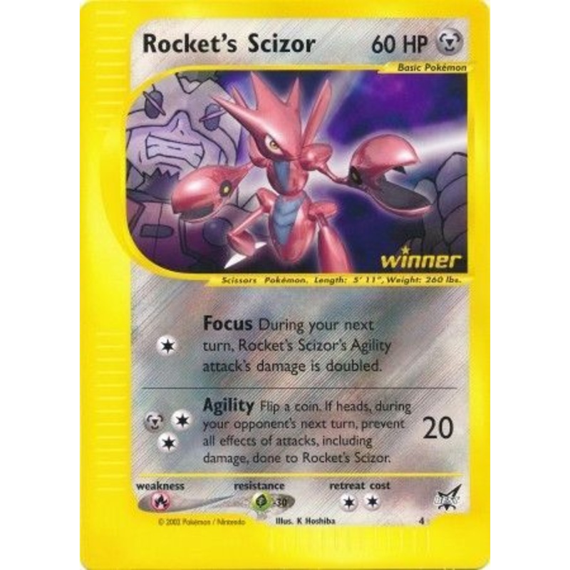 Rocket's Scizor (4) (Jumbo Card) [Best of Promos]