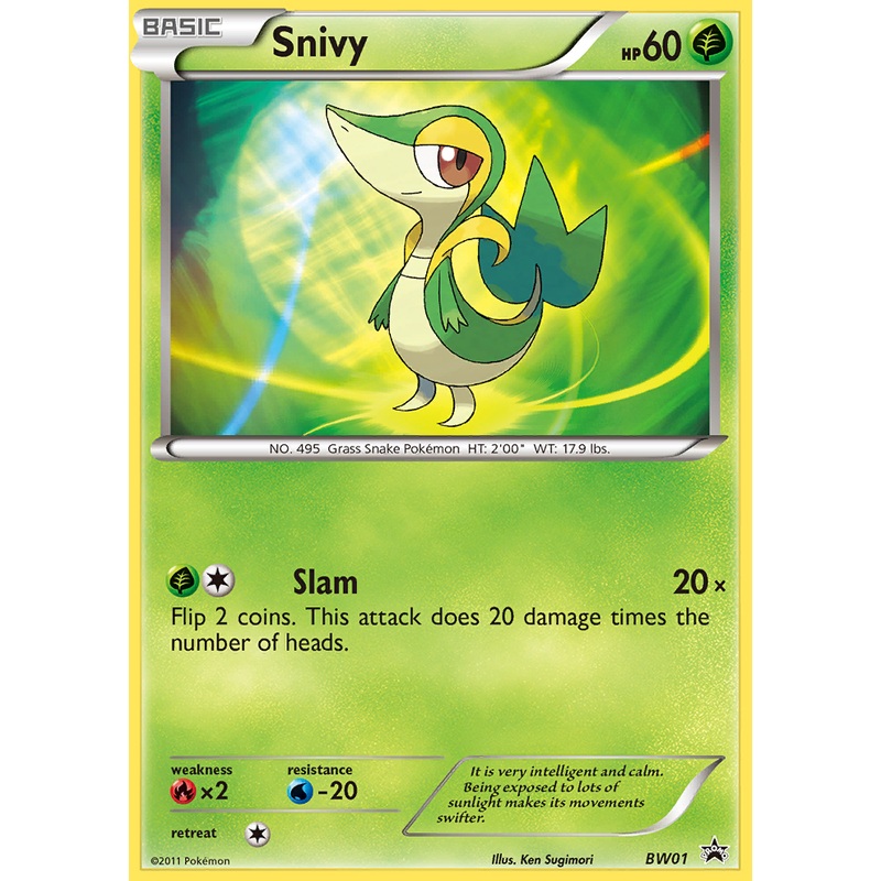 Snivy (BW01) [Black & White: Black Star Promos]
