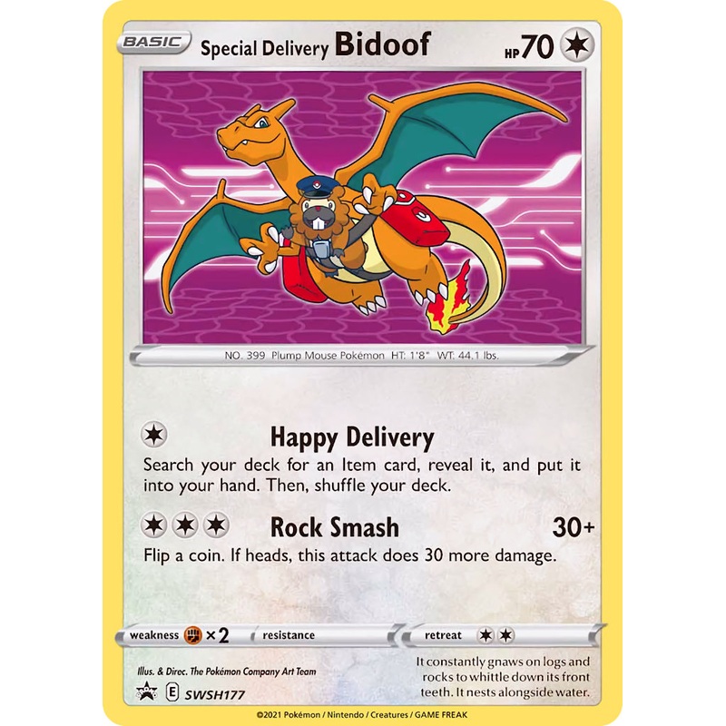 Special Delivery Bidoof (SWSH177) [Sword & Shield: Black Star Promos]