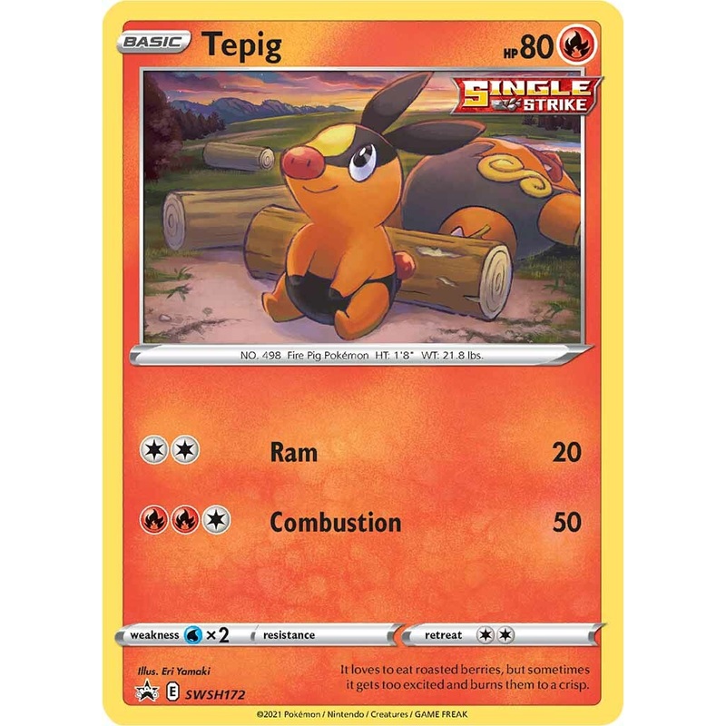 Tepig (SWSH172) [Sword & Shield: Black Star Promos]