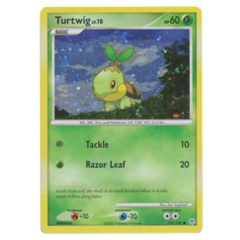 Turtwig (103/130) (Cosmos Holofoil) [Diamond & Pearl: Base Set]