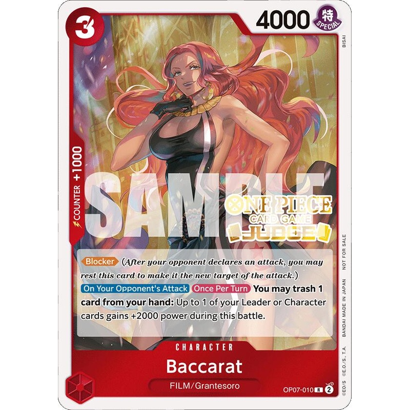 Baccarat (Judge Pack Vol. 4) [One Piece Promotion Cards]
