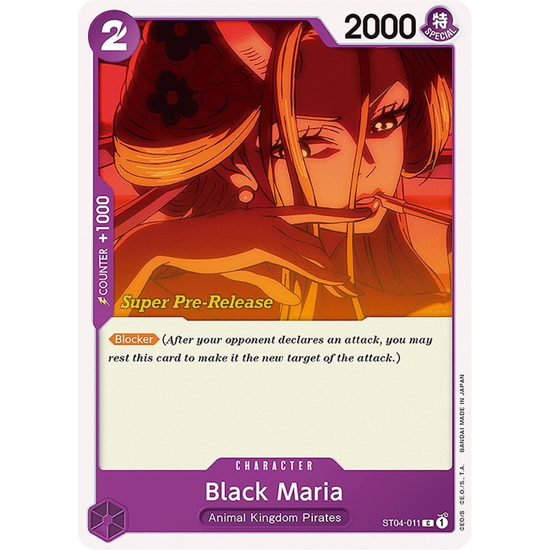 Black Maria [Super Pre-Release Starter Deck: Animal Kingdom Pirates]