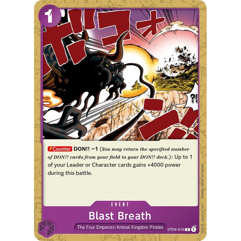 Blast Breath [Starter Deck: Animal Kingdom Pirates]
