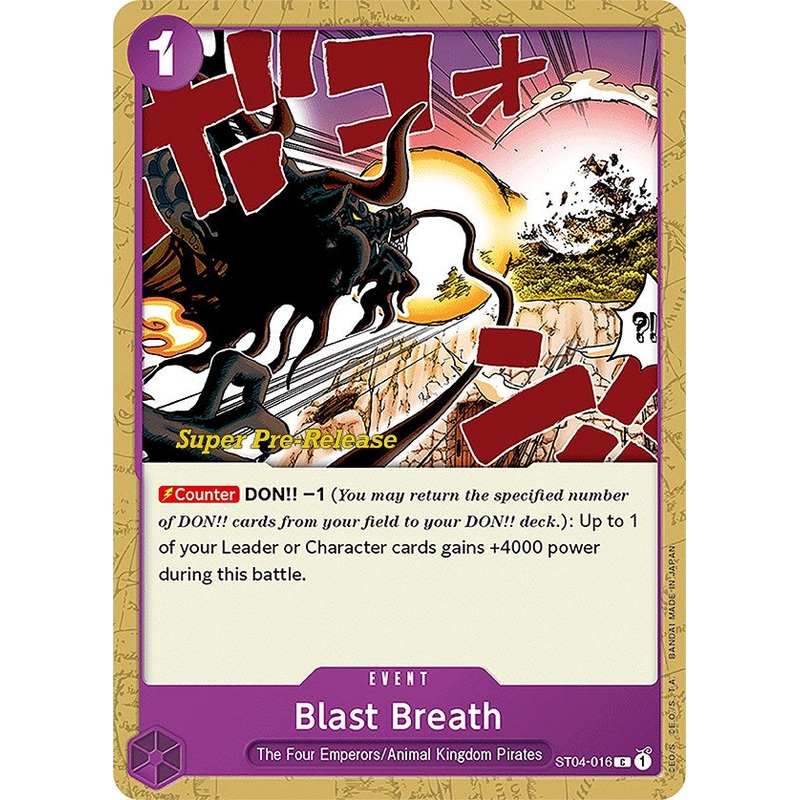 Blast Breath [Super Pre-Release Starter Deck: Animal Kingdom Pirates]