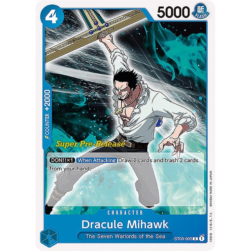 Dracule Mihawk [Super Pre-Release Starter Deck: The Seven Warlords of the Sea]