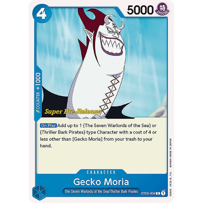 Gecko Moria [Super Pre-Release Starter Deck: The Seven Warlords of the Sea]