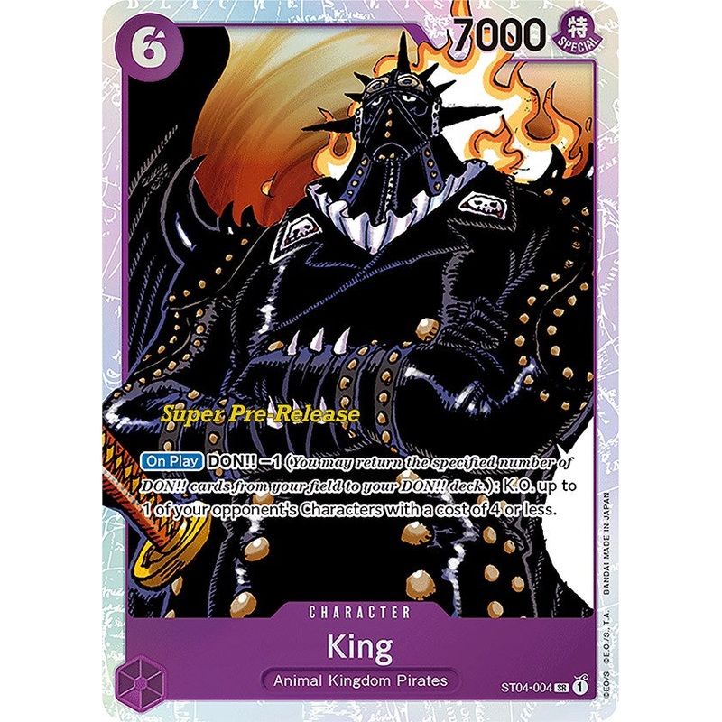 King [Super Pre-Release Starter Deck: Animal Kingdom Pirates]