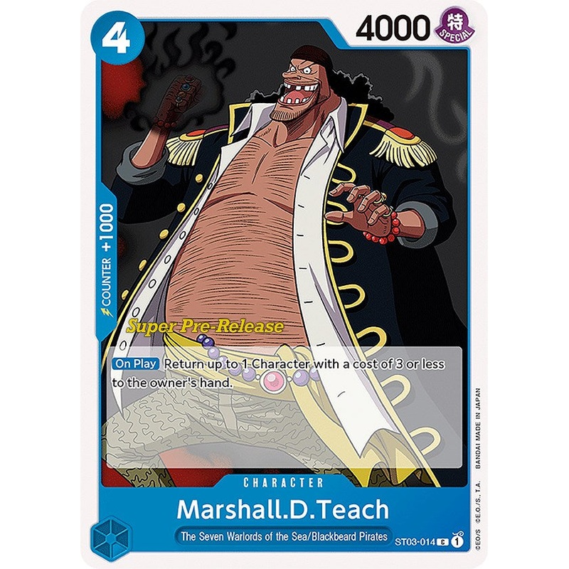 Marshall.D.Teach [Super Pre-Release Starter Deck: The Seven Warlords of the Sea]