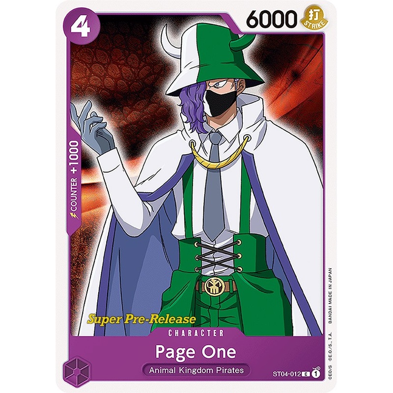 Page One [Super Pre-Release Starter Deck: Animal Kingdom Pirates]