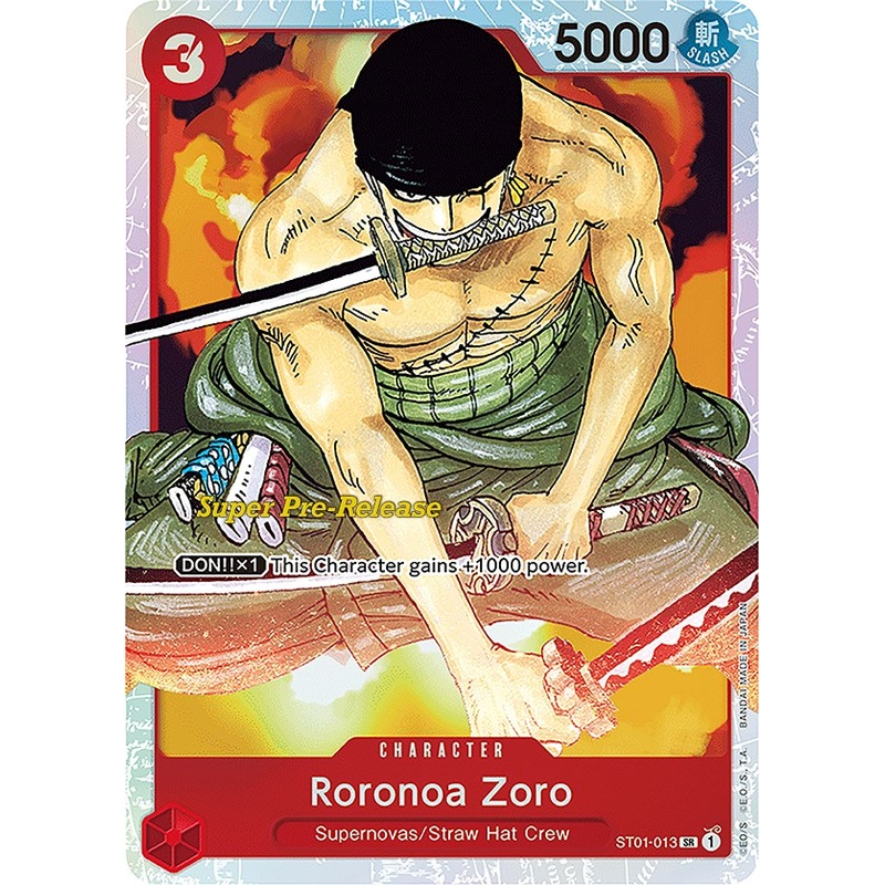 Roronoa Zoro [Super Pre-Release Starter Deck: Straw Hat Crew]