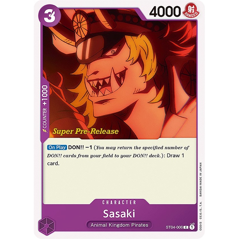 Sasaki [Super Pre-Release Starter Deck: Animal Kingdom Pirates]