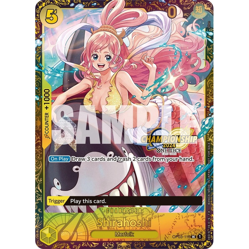 Shirahoshi (October Championship 2024 Online Regional) [One Piece Promotion Cards]