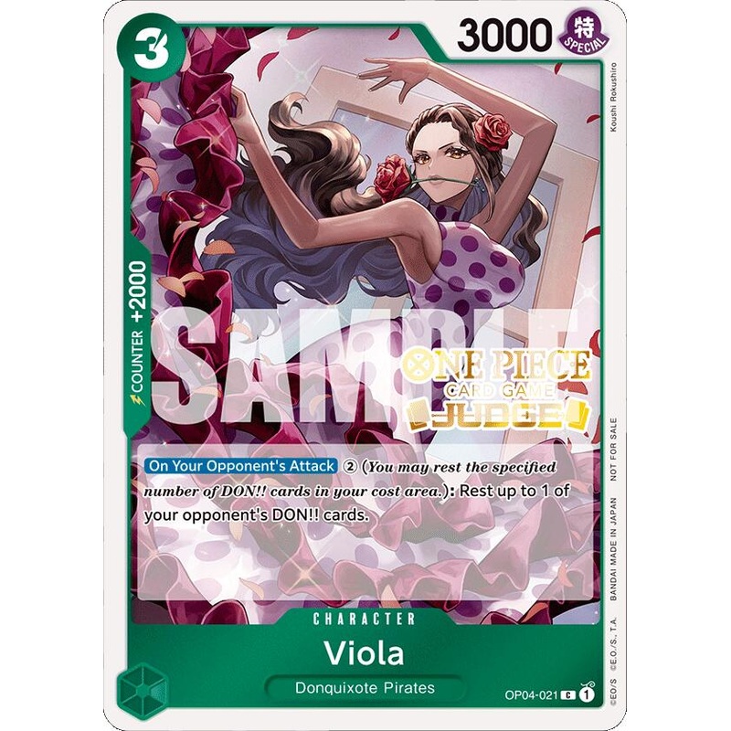 Viola (Judge Pack Vol. 4) [One Piece Promotion Cards]