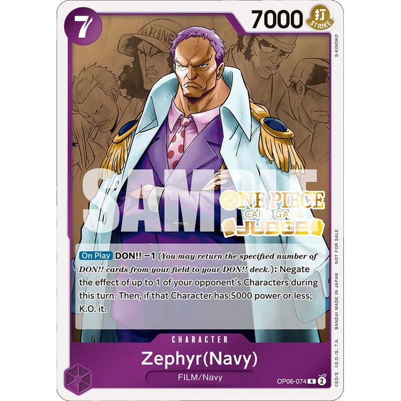 Zephyr (Navy) (Judge Pack Vol. 4) [One Piece Promotion Cards]