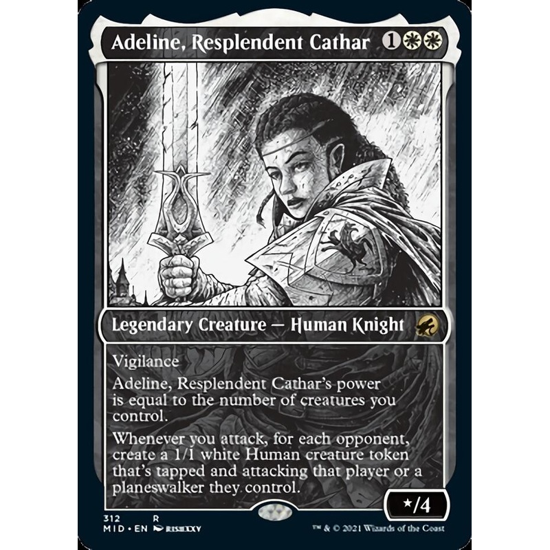 Adeline, Resplendent Cathar (Showcase Eternal Night) [Innistrad: Midnight Hunt]