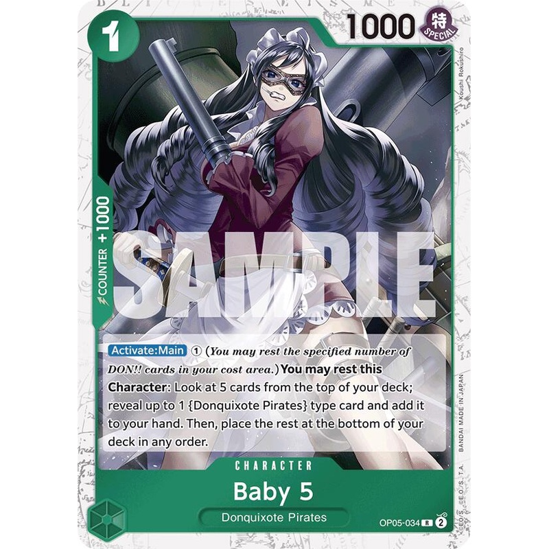 Baby 5 (OP05-034) (Jolly Roger Foil) [Premium Booster -The Best-]