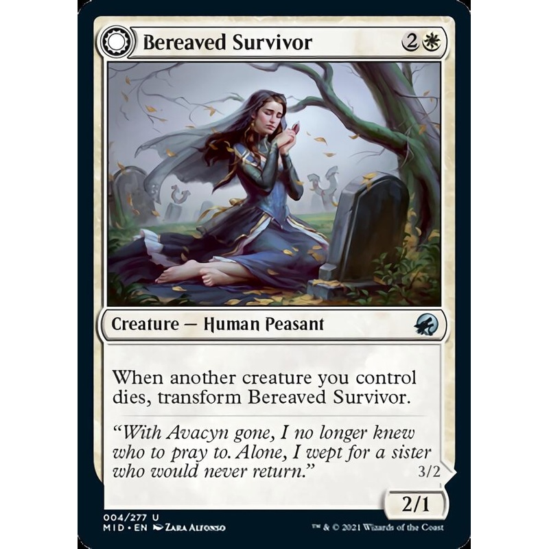 Bereaved Survivor // Dauntless Avenger [Innistrad: Midnight Hunt]
