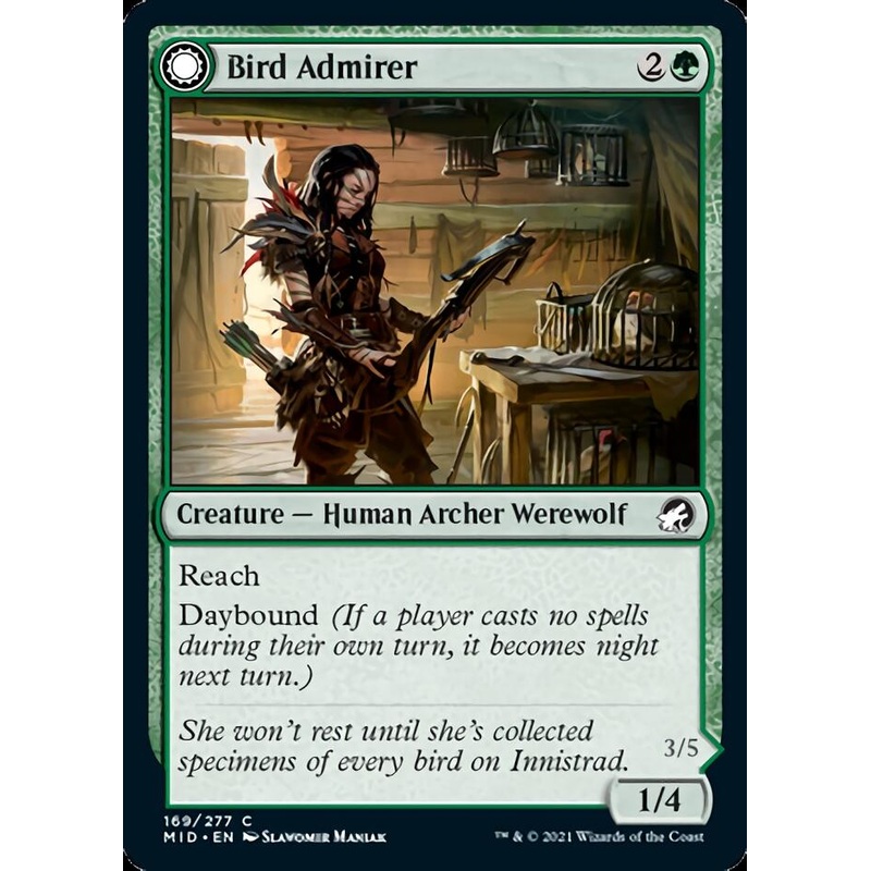 Bird Admirer // Wing Shredder [Innistrad: Midnight Hunt]