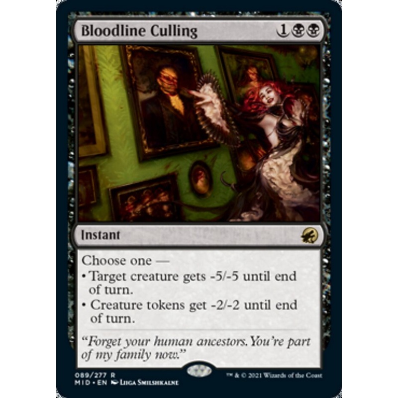 Bloodline Culling [Innistrad: Midnight Hunt]