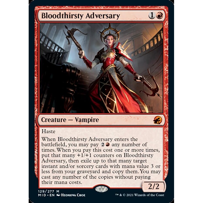 Bloodthirsty Adversary [Innistrad: Midnight Hunt]
