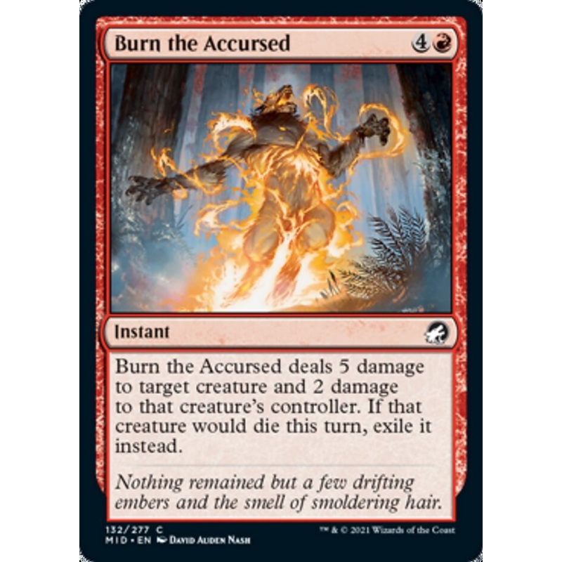 Burn the Accursed [Innistrad: Midnight Hunt]