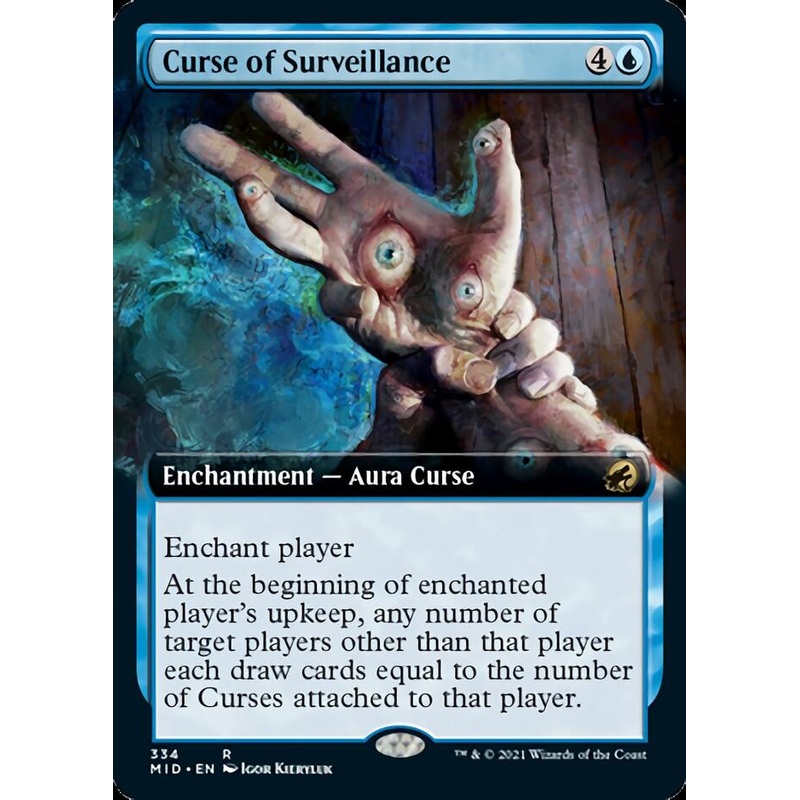 Curse of Surveillance (Extended Art) [Innistrad: Midnight Hunt]
