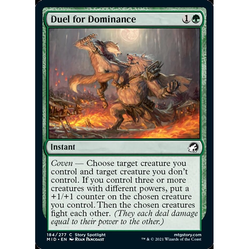 Duel for Dominance [Innistrad: Midnight Hunt]