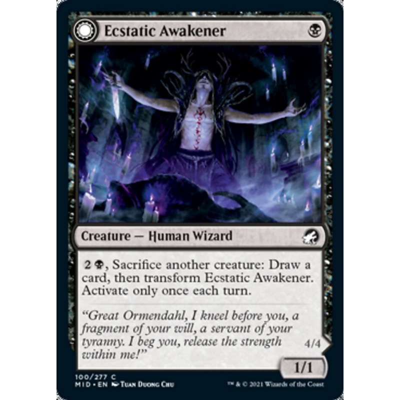 Ecstatic Awakener // Awoken Demon [Innistrad: Midnight Hunt]