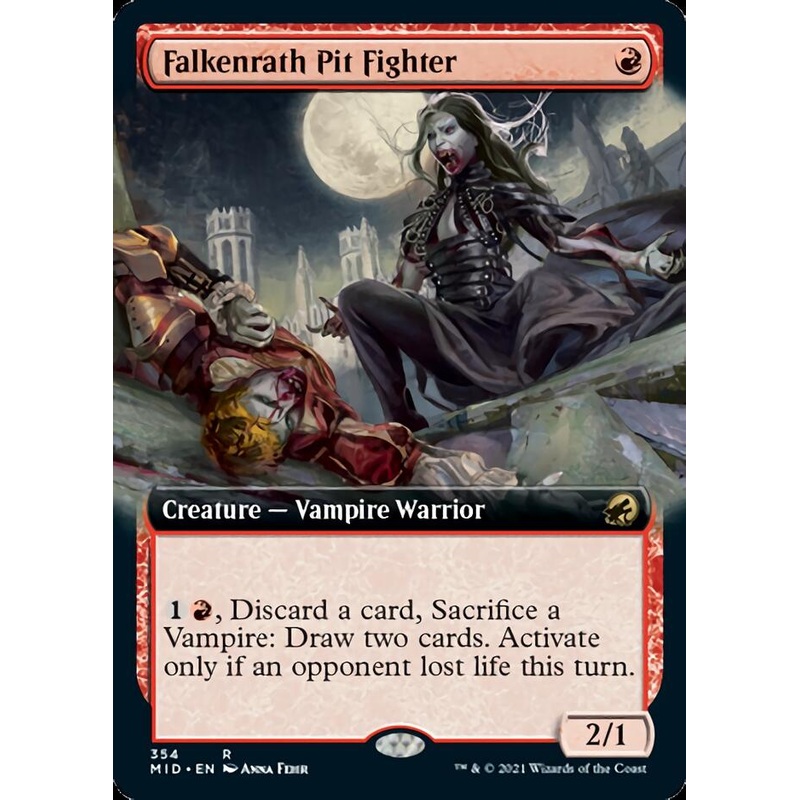 Falkenrath Pit Fighter (Extended Art) [Innistrad: Midnight Hunt]