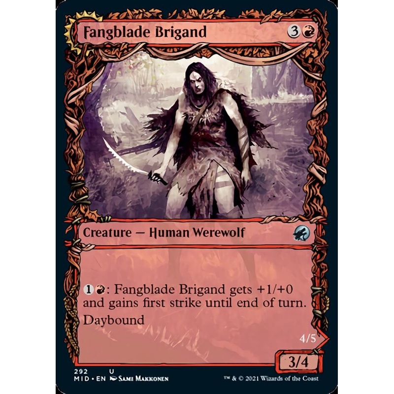 Fangblade Brigand // Fangblade Eviscerator (Showcase Equinox) [Innistrad: Midnight Hunt]