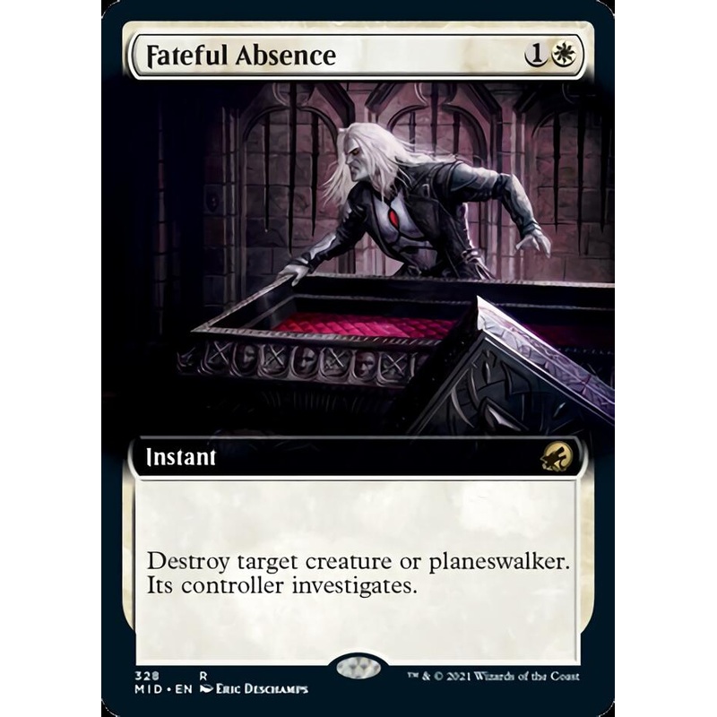 Fateful Absence (Extended Art) [Innistrad: Midnight Hunt]