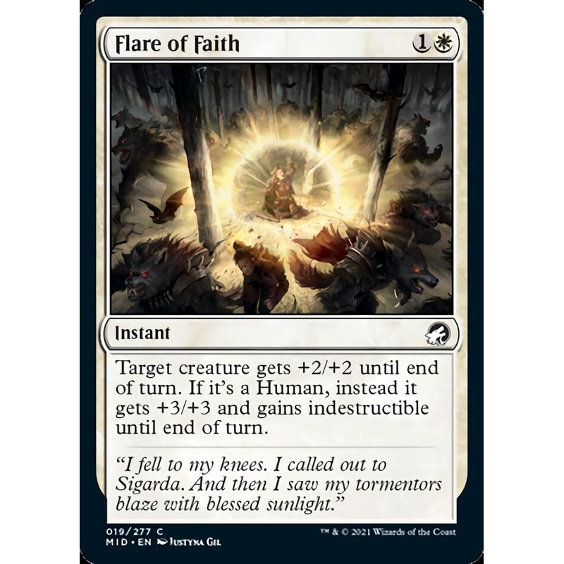Flare of Faith [Innistrad: Midnight Hunt]