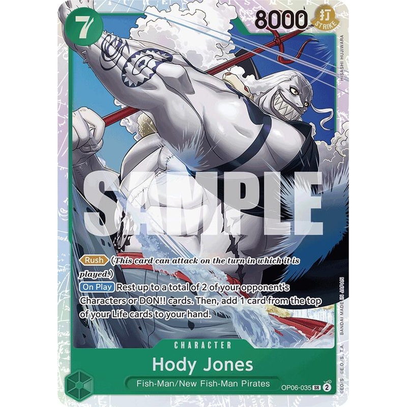Hody Jones (Alternate Art)(Jolly Roger Foil) [Premium Booster -The Best-]