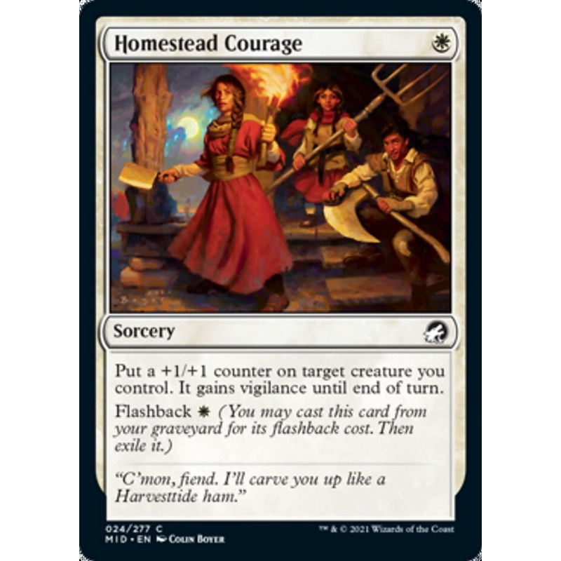 Homestead Courage [Innistrad: Midnight Hunt]