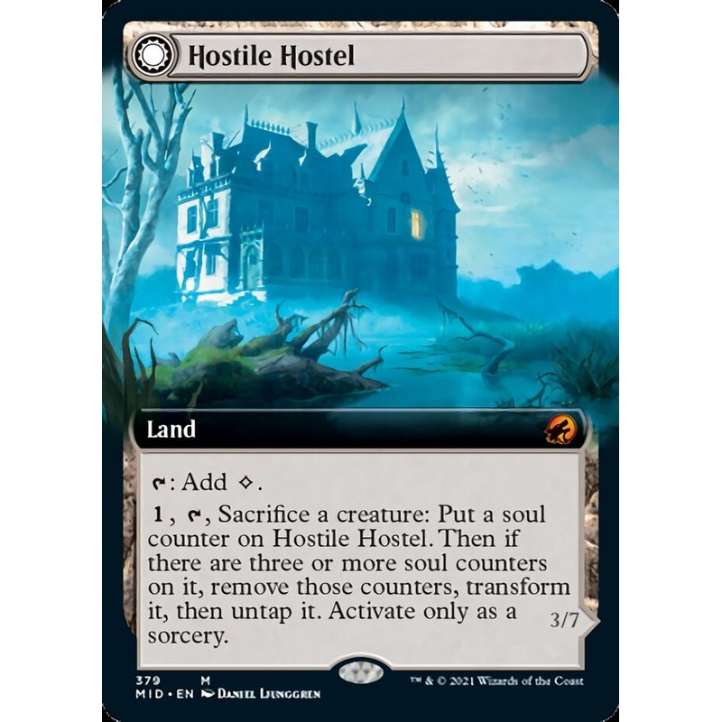 Hostile Hostel // Creeping Inn (Extended Art) [Innistrad: Midnight Hunt]