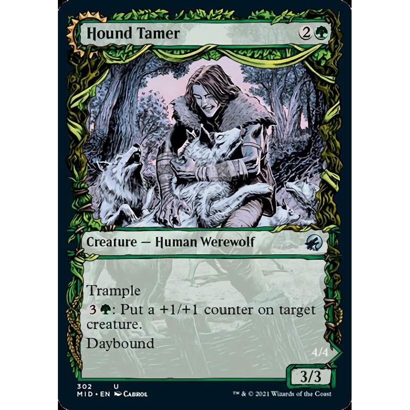 Hound Tamer // Untamed Pup (Showcase Equinox) [Innistrad: Midnight Hunt]