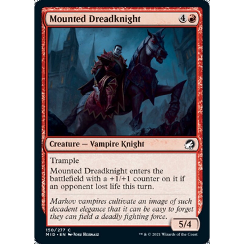 Mounted Dreadknight [Innistrad: Midnight Hunt]