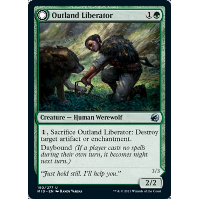 Outland Liberator // Frenzied Trapbreaker [Innistrad: Midnight Hunt]