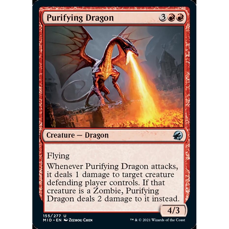 Purifying Dragon [Innistrad: Midnight Hunt]