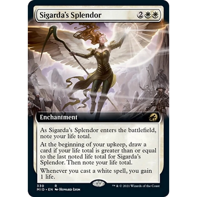 Sigarda's Splendor (Extended Art) [Innistrad: Midnight Hunt]