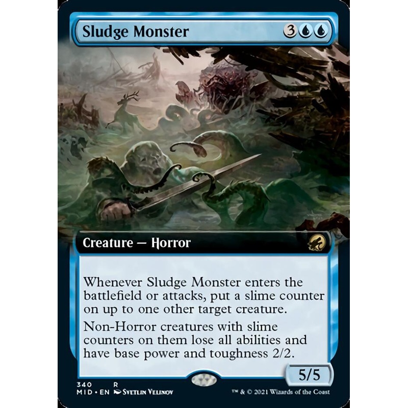 Sludge Monster (Extended Art) [Innistrad: Midnight Hunt]