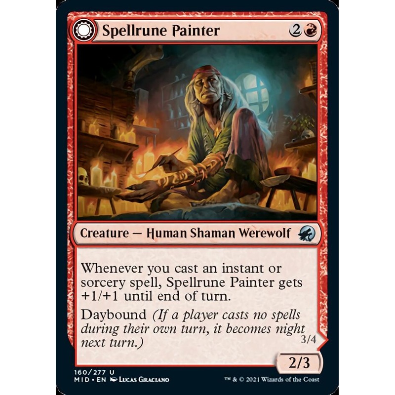 Spellrune Painter // Spellrune Howler [Innistrad: Midnight Hunt]