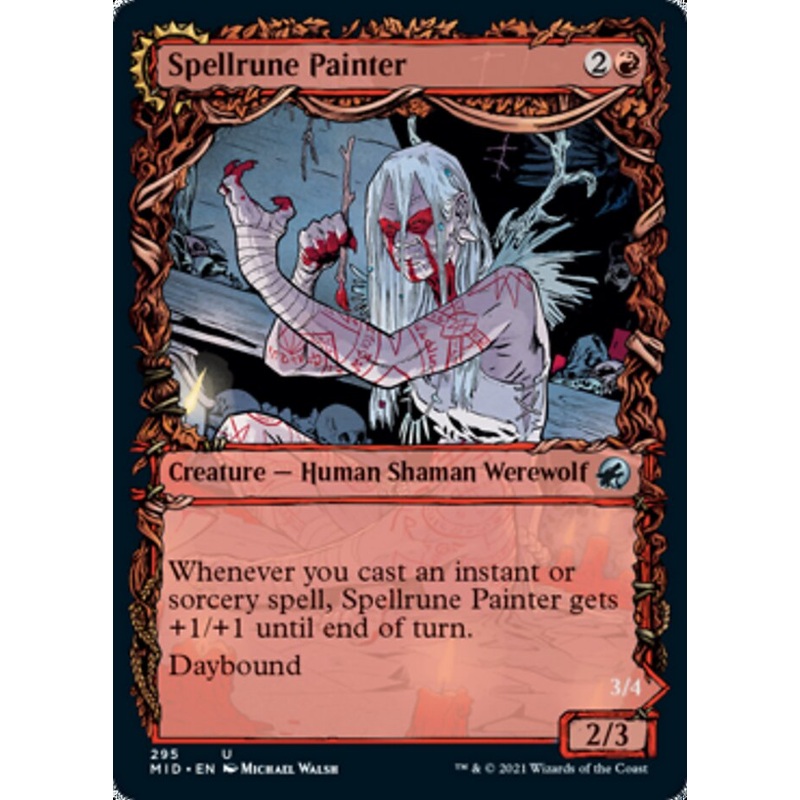 Spellrune Painter // Spellrune Howler (Showcase Equinox) [Innistrad: Midnight Hunt]