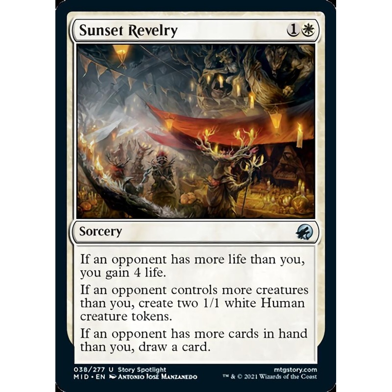 Sunset Revelry [Innistrad: Midnight Hunt]