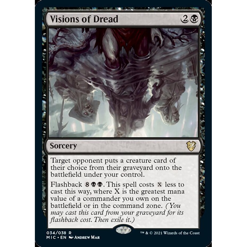 Visions of Dread [Innistrad: Midnight Hunt Commander]