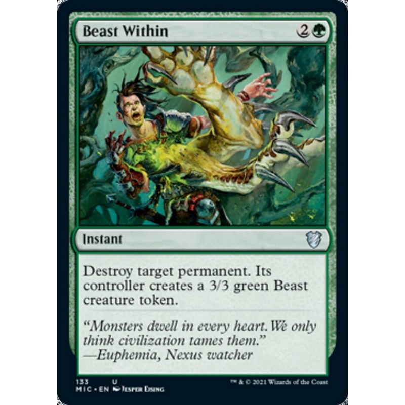 Beast Within [Innistrad: Midnight Hunt Commander]