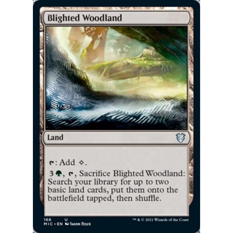 Blighted Woodland [Innistrad: Midnight Hunt Commander]