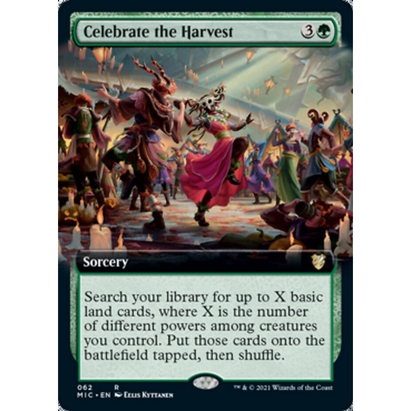 Celebrate the Harvest (Extended Art) [Innistrad: Midnight Hunt Commander]